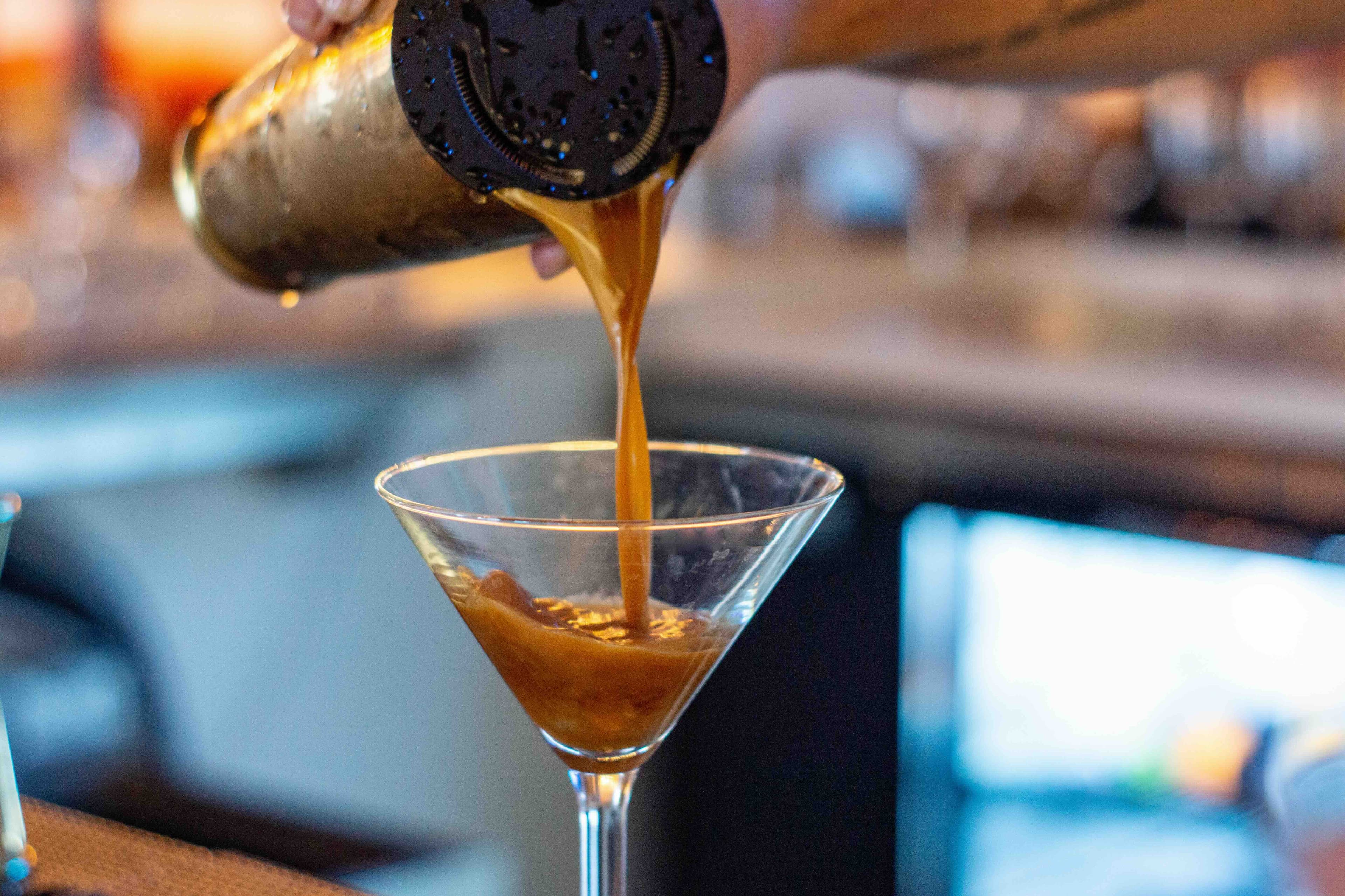 Espresso, amaro, and dessert to close the night.